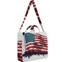 Patriotic Usa United States Flag Old Glory Square Shoulder Tote Bag View2