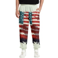 Patriotic Usa United States Flag Old Glory Men s Elastic Waist Pants by Ravend