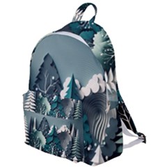 Forest Papercraft Trees Background The Plain Backpack by Ravend