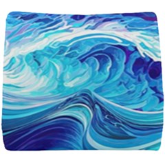 Tsunami Waves Ocean Sea Nautical Nature Water Seat Cushion