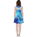 Tsunami Waves Ocean Sea Nautical Nature Water Inside Out Racerback Dress View2