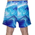 Tsunami Waves Ocean Sea Nautical Nature Water Men s Shorts View2