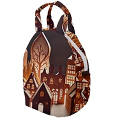 Gingerbread House Gingerbread Christmas Xmas Winter Travel Backpacks by Ravend