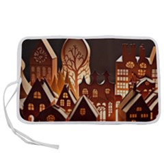 Gingerbread House Gingerbread Christmas Xmas Winter Pen Storage Case (m) by Ravend