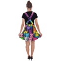 Cats Rainbow Pattern Colorful Feline Pets Velvet Suspender Skater Skirt View2