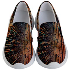 Data Abstract Abstract Background Background Kids Lightweight Slip Ons by Ravend