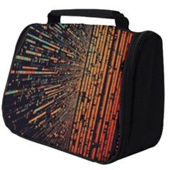 Data Abstract Abstract Background Background Full Print Travel Pouch (big) by Ravend