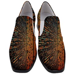 Data Abstract Abstract Background Background Women Slip On Heel Loafers by Ravend