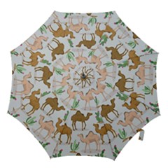 Camels-cactus-desert-pattern Hook Handle Umbrellas (medium) by Salman4z