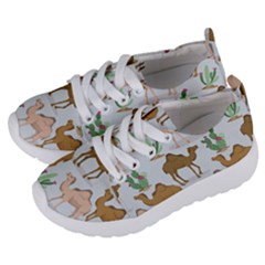 Camels-cactus-desert-pattern Kids  Lightweight Sports Shoes by Salman4z