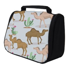 Camels-cactus-desert-pattern Full Print Travel Pouch (small) by Salman4z