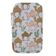 Camels-cactus-desert-pattern Waist Pouch (small) by Salman4z