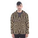 Hamsa-hand-drawn-symbol-with-flower-decorative-pattern Men s Hooded Windbreaker View1