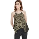 Hamsa-hand-drawn-symbol-with-flower-decorative-pattern Flowy Camisole Tank Top View1