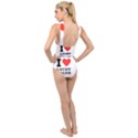 I love lucky charm Cross Front Low Back Swimsuit View2