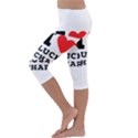 I love lucky charm Kids  Lightweight Velour Capri Leggings  View2