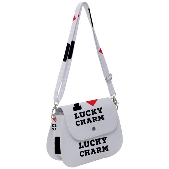 I love lucky charm Saddle Handbag