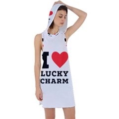 I love lucky charm Racer Back Hoodie Dress