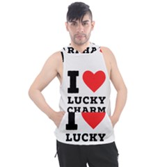 I Love Lucky Charm Men s Sleeveless Hoodie