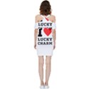 I love lucky charm Shoulder Frill Bodycon Summer Dress View4