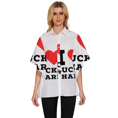 I Love Lucky Charm Women s Batwing Button Up Shirt by ilovewhateva