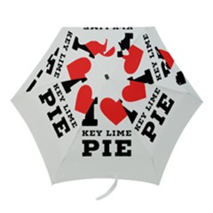 I Love Key Lime Pie Mini Folding Umbrellas by ilovewhateva