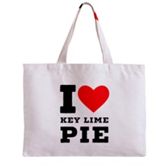 I Love Key Lime Pie Zipper Mini Tote Bag by ilovewhateva