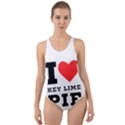 I love key lime pie Cut-Out Back One Piece Swimsuit View1