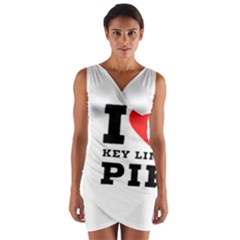 I Love Key Lime Pie Wrap Front Bodycon Dress by ilovewhateva