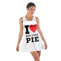 I Love Key Lime Pie Cotton Racerback Dress by ilovewhateva