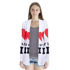 I Love Key Lime Pie Drape Collar Cardigan by ilovewhateva