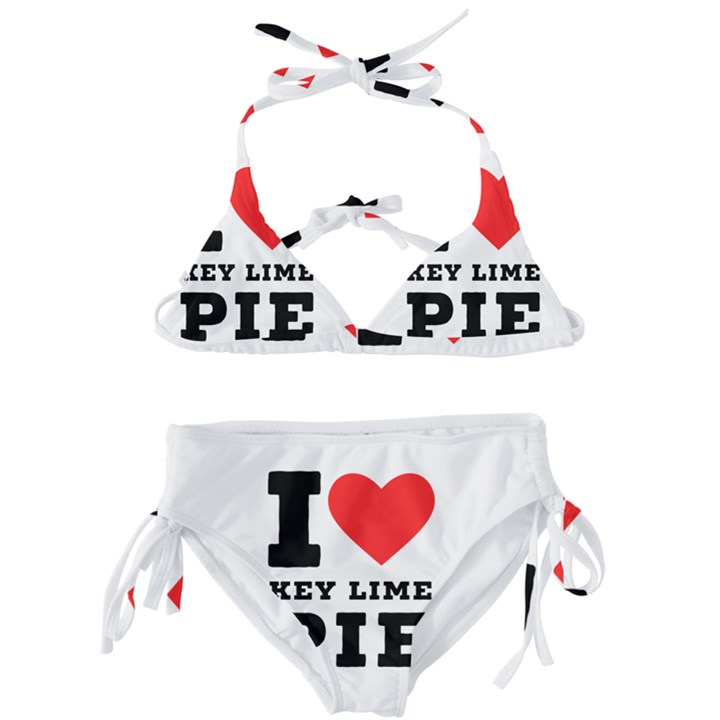 I love key lime pie Kids  Classic Bikini Set