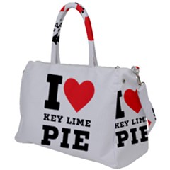 I Love Key Lime Pie Duffel Travel Bag by ilovewhateva