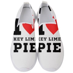 I Love Key Lime Pie Men s Slip On Sneakers by ilovewhateva