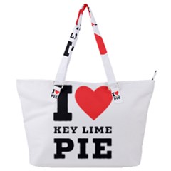 I Love Key Lime Pie Full Print Shoulder Bag by ilovewhateva