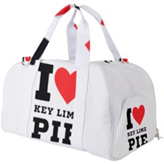 I Love Key Lime Pie Burner Gym Duffel Bag by ilovewhateva