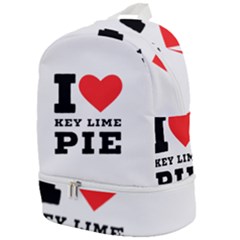 I Love Key Lime Pie Zip Bottom Backpack by ilovewhateva