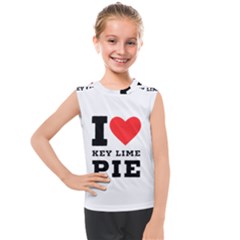 I Love Key Lime Pie Kids  Mesh Tank Top by ilovewhateva