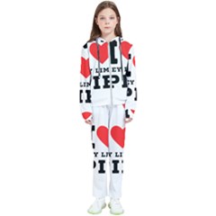 I Love Key Lime Pie Kids  Tracksuit by ilovewhateva