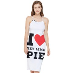 I Love Key Lime Pie Bodycon Cross Back Summer Dress by ilovewhateva