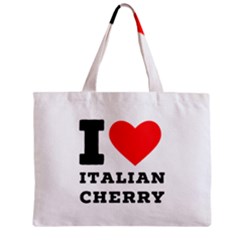 I Love Italian Cherry Zipper Mini Tote Bag by ilovewhateva