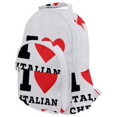 I Love Italian Cherry Rounded Multi Pocket Backpack by ilovewhateva