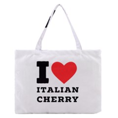 I Love Italian Cherry Zipper Medium Tote Bag by ilovewhateva