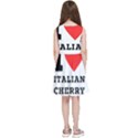 I love Italian cherry Kids  Skater Dress View4