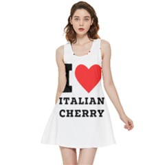 I Love Italian Cherry Inside Out Reversible Sleeveless Dress by ilovewhateva