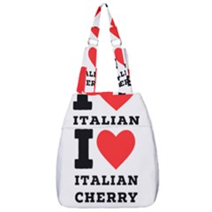 I Love Italian Cherry Center Zip Backpack by ilovewhateva