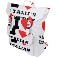 I Love Italian Cherry Buckle Up Backpack by ilovewhateva