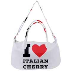 I Love Italian Cherry Removable Strap Handbag by ilovewhateva