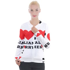 I Love Italian Cherry Casual Zip Up Jacket by ilovewhateva