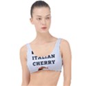 I love Italian cherry The Little Details Bikini Top View1